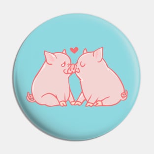 Pig Kisses Pin