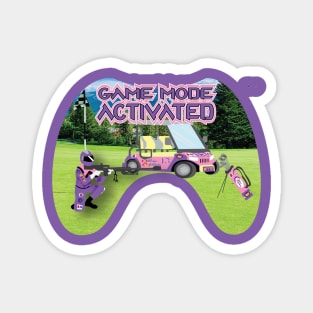 Gamer Mode Activated Pink golf course Magnet