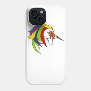 PRIDE Rainbow Unicorn Phone Case
