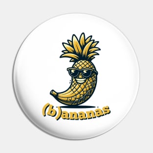 (b)ananas | Tropical Banana Pineapple Smile Fusion | Fruit | Ananas Pin