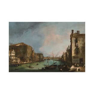 The Grand Canal in Venice with the Palazzo Corner Ca'Grande by Canaletto T-Shirt