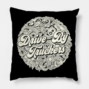 Vintage Circle - Drive By Truckers Pillow