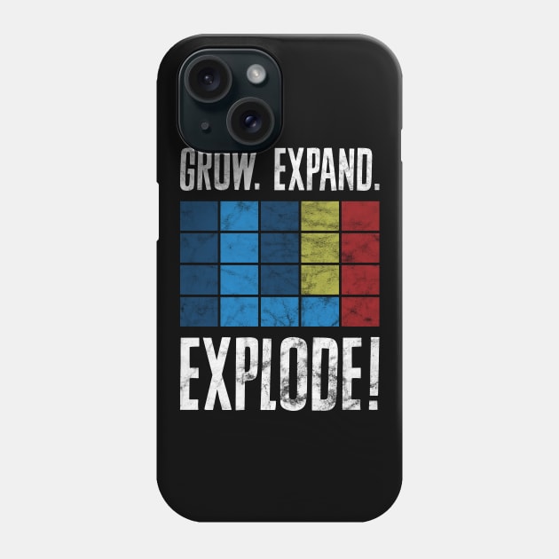 GROW. EXPAND. EXPLODE! Courage the Cowardly Dog Phone Case by thespookyfog