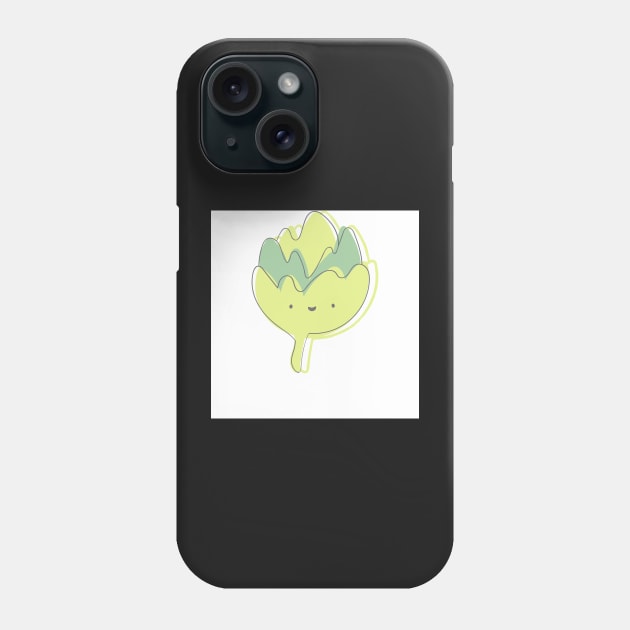 Cute Kawaii Artichoke Phone Case by greenoriginals