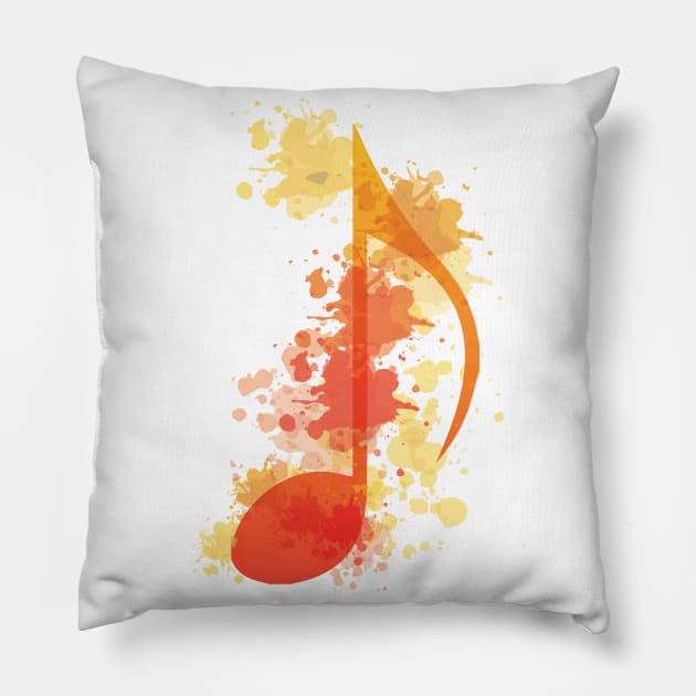 Music Note Pillow by MajorCompany