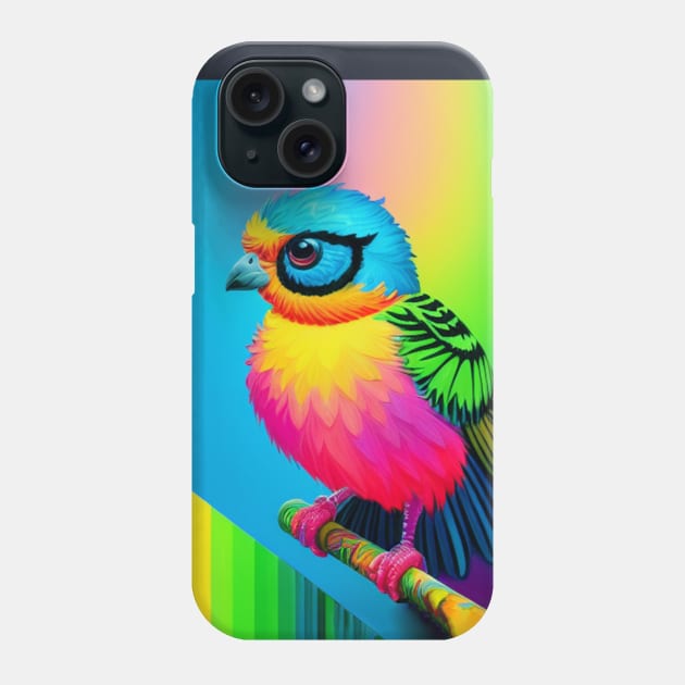 Colorful Small Parrot Phone Case by Nobiya