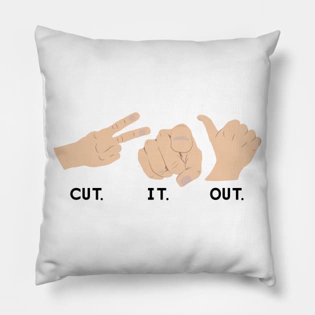 Cut it Out Pillow by mariansar