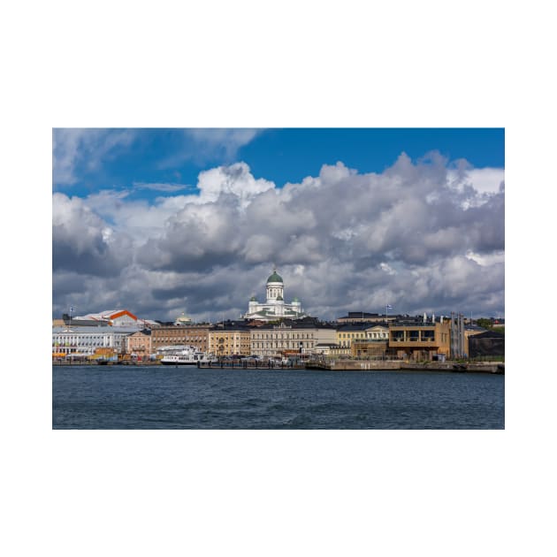 Helsinki cityscape shot from water by lena-maximova