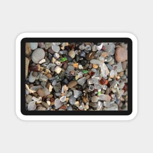 Beach Glass California Coast Magnet