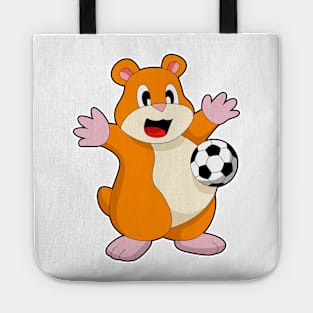 Hamster Soccer player Soccer Tote