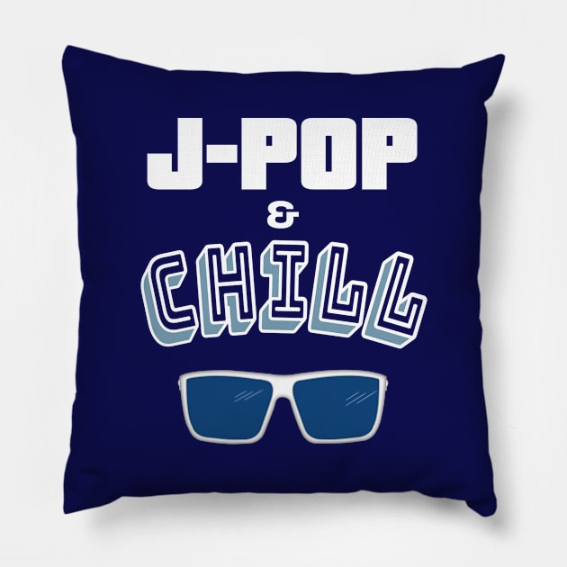 J-POP and Chill - Sunglasses Pillow by WhatTheKpop