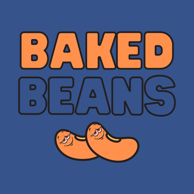 'Baked' beans weed print by Lemon Squeezy design 