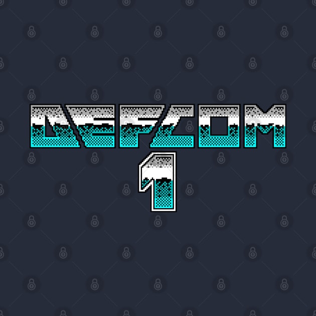 DefCom 1 8 Bit Art by 8 Fists of Tees