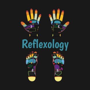 Reflexology (foot and hand maps) T-Shirt