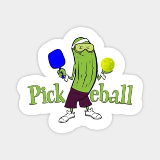 Pickle man with pickleball Magnet