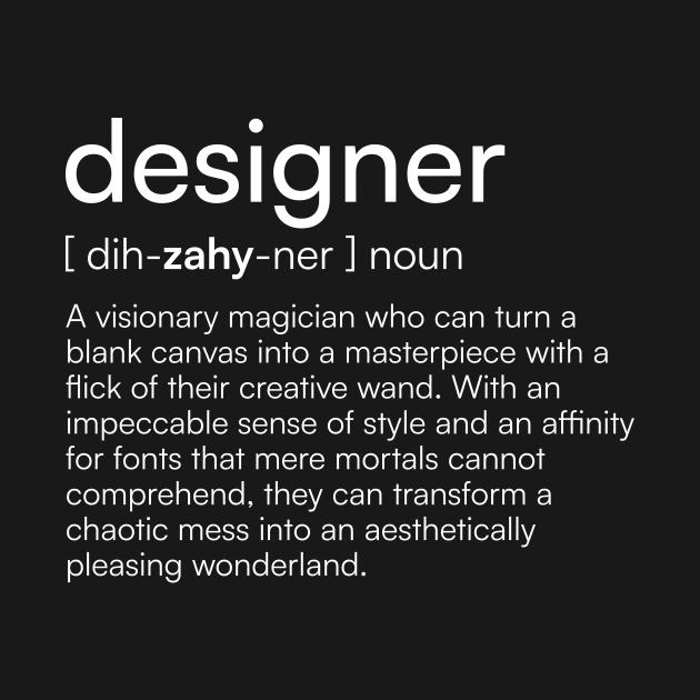 Designer definition by Merchgard