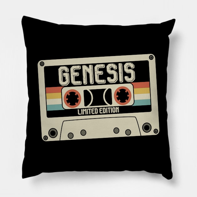 Genesis - Limited Edition - Vintage Style Pillow by Debbie Art