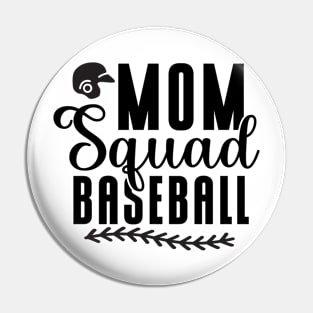 Mom squad baseball Pin