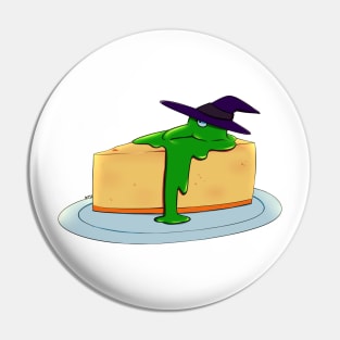 Cheesecake Witch for Halloween Pin