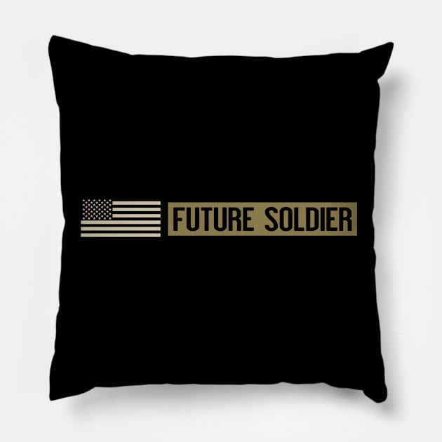 Future Soldier Pillow by Jared S Davies