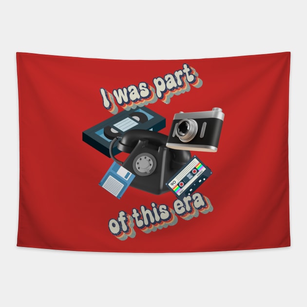 retro era vintage Tapestry by CyberFather