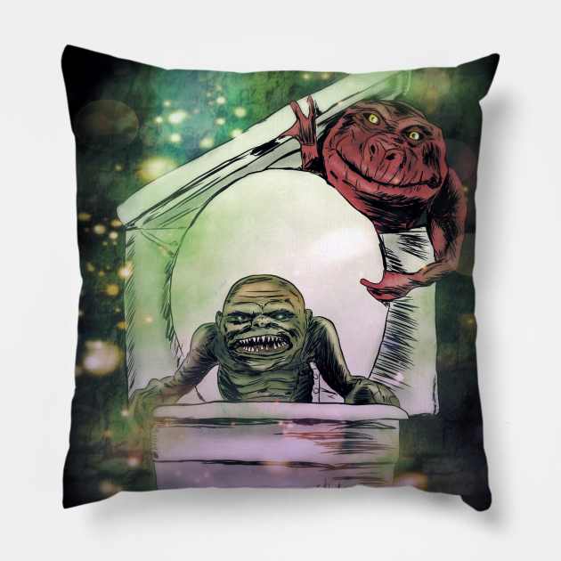 Ghoulies Pillow by RG Illustration