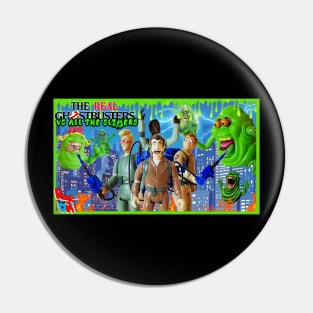 The real ghostbusters vs Slimers Pin