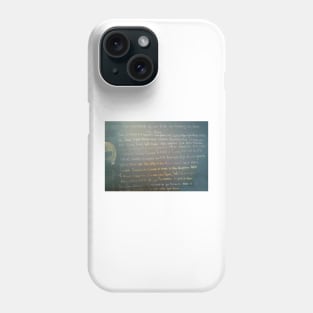 The meaning of life, a point of view in chalk on blackboard. Phone Case