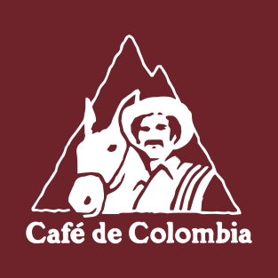 Cafe de Colombia - white design T-Shirt