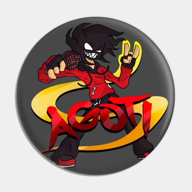 Friday Night Funkin agoti best character fnf' Sticker