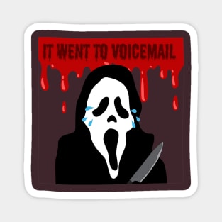 Ghost face cryer Magnet