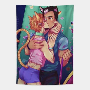 Julian and spencer locker Tapestry