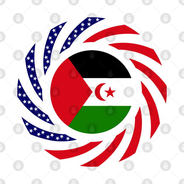 Sahrawi Arab Democratic Republic American Multinational Patriot Flag Series by Village Values