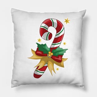 Colorful candy cane Pillow