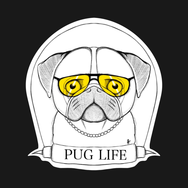 Pug by Ali Alhayki