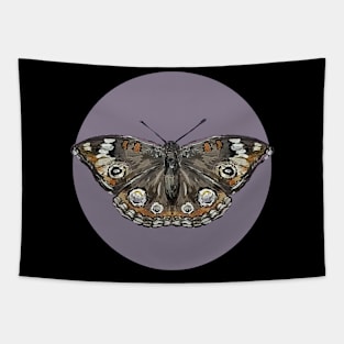 Common buckeye butterfly purple Tapestry