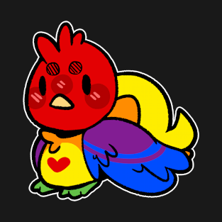 pride birb- Gay Variant T-Shirt