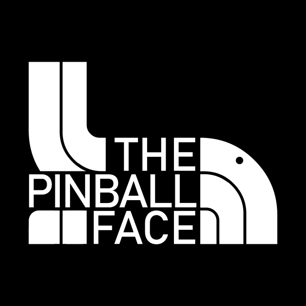 THE PINBALL FACE white by Uwantmytees