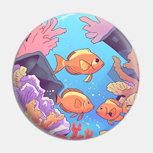 Marine Life Fish Pin