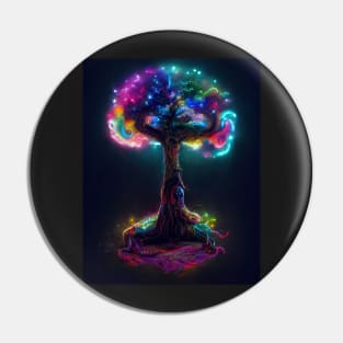 Cosmos Wishing Tree of Life and Dreams Pin