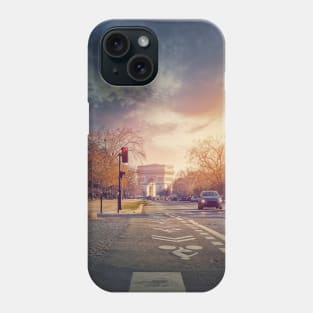 Triumphal Arch street view Phone Case