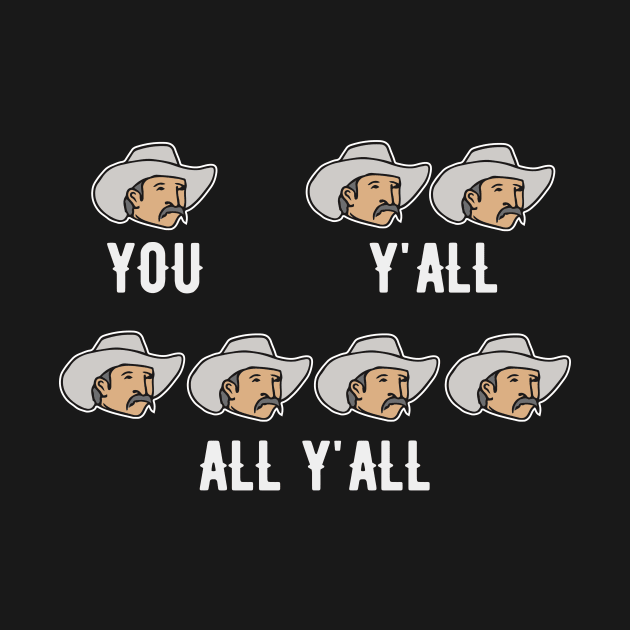 Talk Like a Texan // Texas English Lessons // You Y'all All Y'all by SLAG_Creative