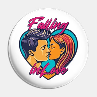 Falling in Love Pin