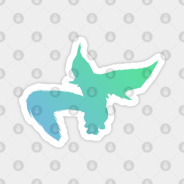 Carbuncle Silhouette Magnet by PrinceSnoozy