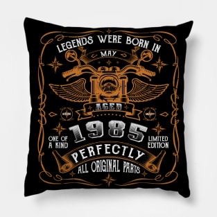 Legends Born In May 1985 36th Birthday Gift Pillow