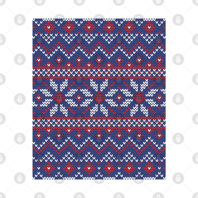 Knitting Xmas Big Snowflake by SpilloDesign