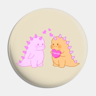 Dino Love Pin