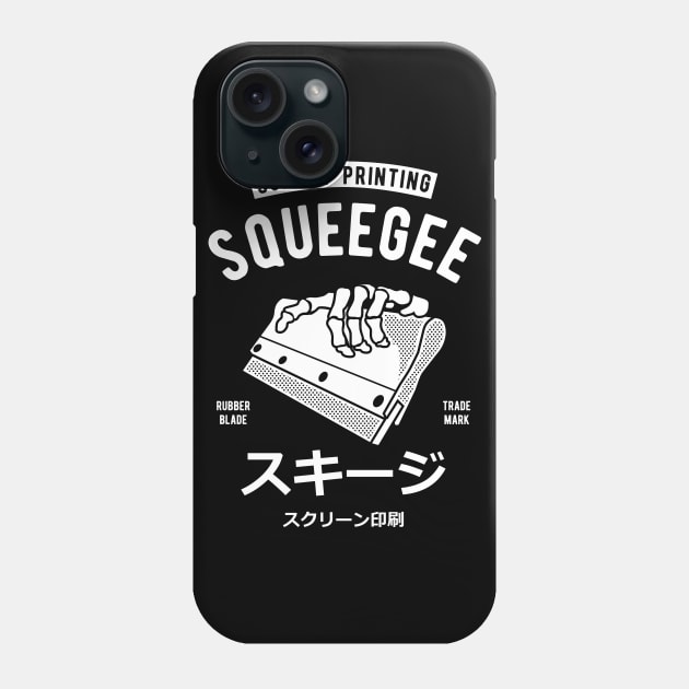 Squeegee Screen Printing Phone Case by Z1