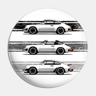 The three variants of the air cooled german sports car Pin