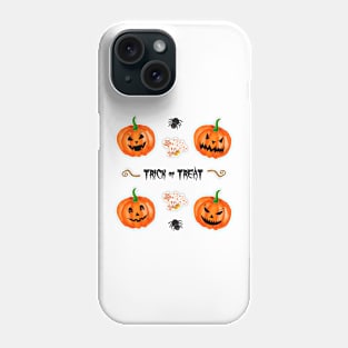 Halloween Trick or Treat Pumpkin Phone Case